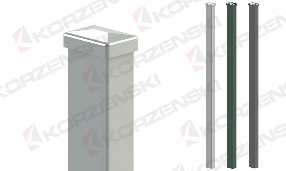 Pfosten Typ U, 0830mm, RAL7016 Anthrazitgrau 