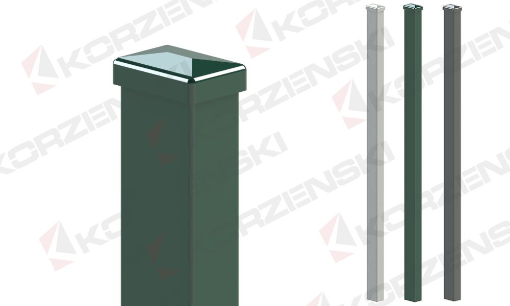 Pfosten Typ U, 0830mm, RAL7016 Anthrazitgrau 