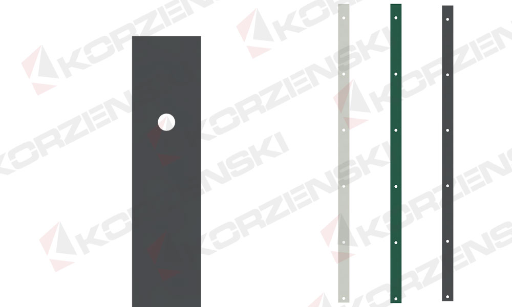 Abdeckleiste - A, 1030mm, Feuerverzinkt 