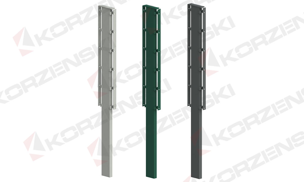 Gabionen Doppelpfosten, 0830mm, RAL7016 Anthrazitgrau